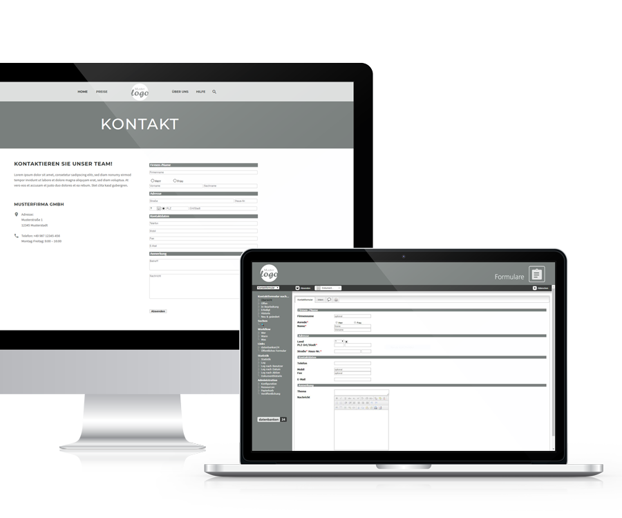 Anwendung Formulare von datenbanken24